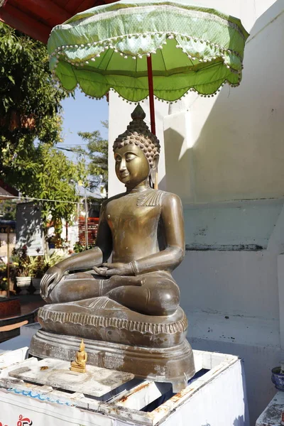 Thailand Chiang Mai Ein Buddhistischer Tempel Der Stadt — Stockfoto