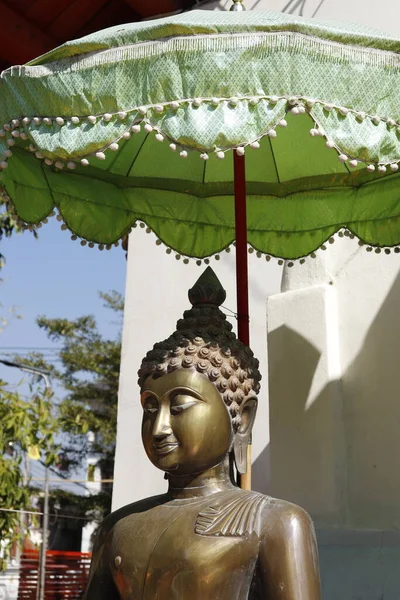 Thailand Chiang Mai Ein Buddhistischer Tempel Der Stadt — Stockfoto