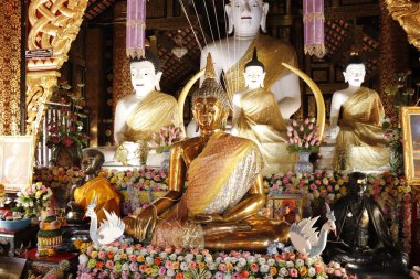 Tayland. Chiang Mai. Şehrin güzel bir manzarası.