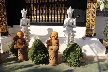 Tayland. Chiang Mai. Şehrin güzel bir manzarası.