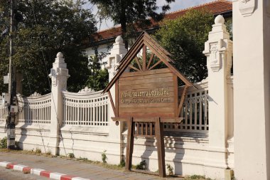 Tayland. Chiang Mai. Şehrin güzel bir manzarası.