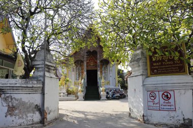 Tayland. Chiang Mai. Şehrin güzel bir manzarası.