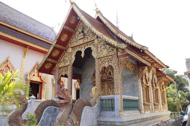Tayland. Chiang Mai. Şehrin güzel bir manzarası.