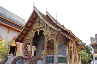 Tayland. Chiang Mai. Şehrin güzel bir manzarası.