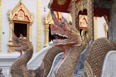 Tayland. Chiang Mai. Şehrin güzel bir manzarası.