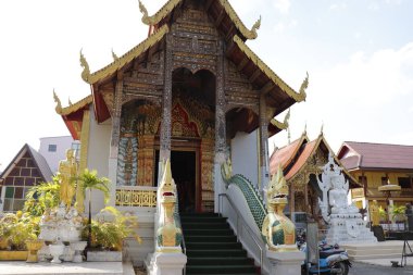 Tayland. Chiang Mai. Şehrin güzel bir manzarası.