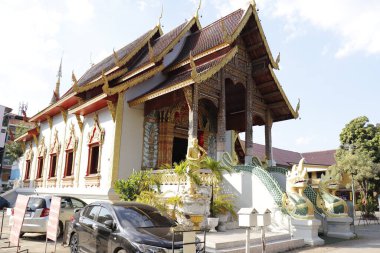 Tayland. Chiang Mai. Şehrin güzel bir manzarası.