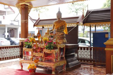 Tayland. Chiang Mai. Şehrin güzel bir manzarası.