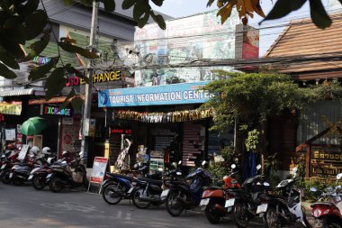 Tayland. Chiang Mai. Şehrin güzel bir manzarası.