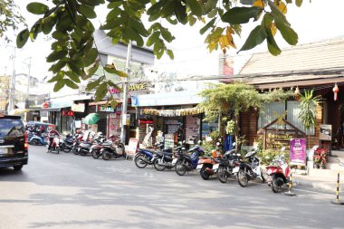 Tayland. Chiang Mai. Şehrin güzel bir manzarası.