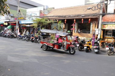 Tayland. Chiang Mai. Şehrin güzel bir manzarası.