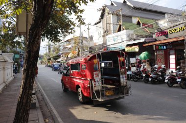 Tayland. Chiang Mai. Şehrin güzel bir manzarası.
