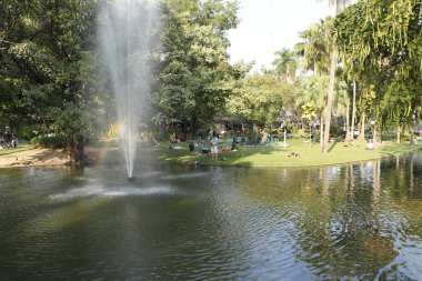 Tayland. Chiang Mai. Şehrin güzel bir manzarası.