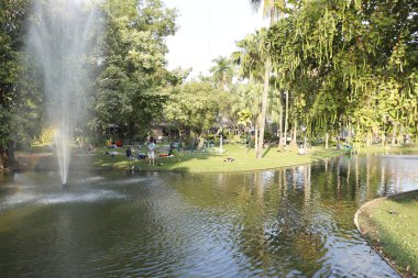 Tayland. Chiang Mai. Şehrin güzel bir manzarası.