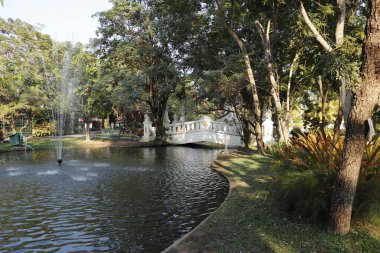 Tayland. Chiang Mai. Şehrin güzel bir manzarası.