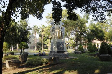 Tayland. Chiang Mai. Şehrin güzel bir manzarası.