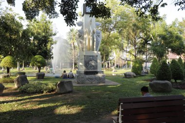 Tayland. Chiang Mai. Şehrin güzel bir manzarası.