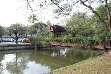 Tayland. Chiang Mai. Şehrin güzel bir manzarası.