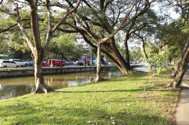 Tayland. Chiang Mai. Şehrin güzel bir manzarası.