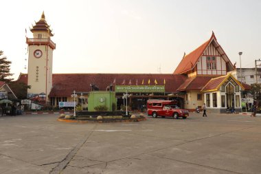Tayland. Chiang Mai. Şehrin güzel bir manzarası.