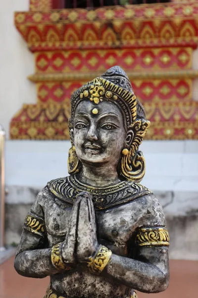 Thailand Chiang Mai Een Boeddhist Tempel Stad — Stockfoto