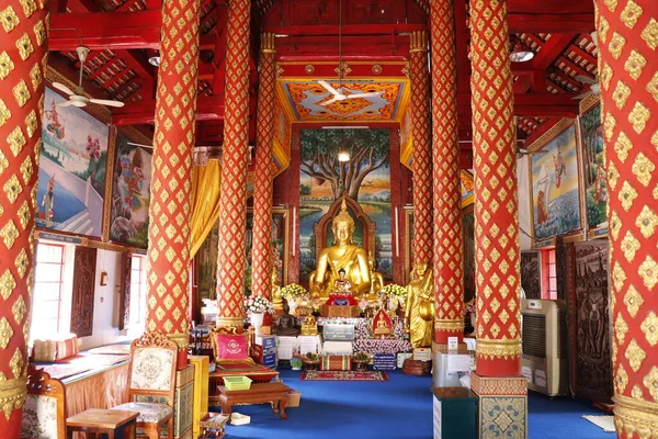 Таиланд Чиангмай Буддийский Храм Городе — стоковое фото