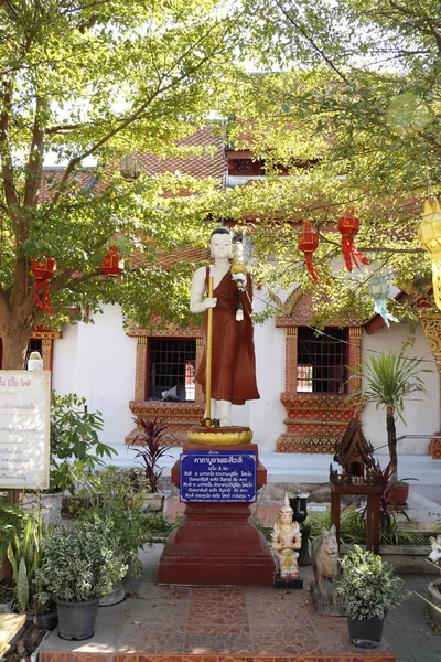 Thaiföld Chiang Mai Vagyok Egy Buddhista Templom Városban — Stock Fotó