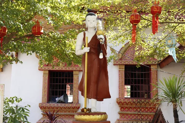 Thailand Chiang Mai Een Boeddhist Tempel Stad — Stockfoto