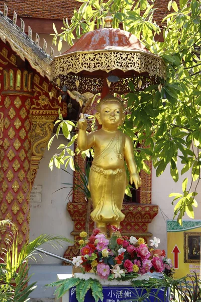 Tayland Chiang Mai Şehirde Bir Budist Tapınağı — Stok fotoğraf