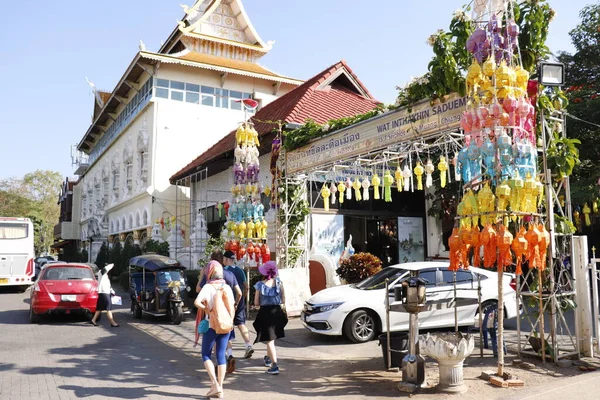 Tailândia Chiang Mai Uma Bela Vista Cidade — Fotografia de Stock