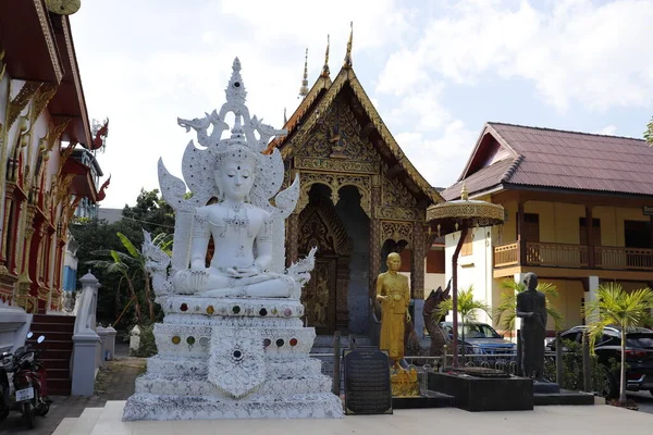 Thaiföld Chiang Mai Vagyok Gyönyörű Kilátás Városra — Stock Fotó