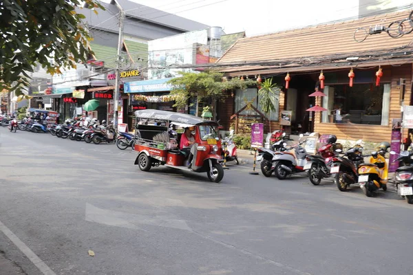 Tailândia Chiang Mai Uma Bela Vista Cidade — Fotografia de Stock