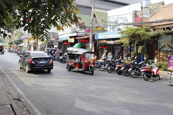 Tayland. Chiang Mai. Şehrin güzel bir manzarası.