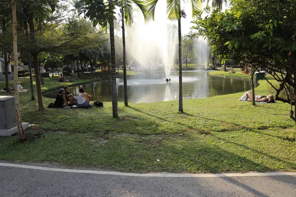 Tailândia Chiang Mai Uma Bela Vista Cidade — Fotografia de Stock