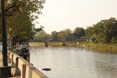 Tayland. Chiang Mai. Şehrin güzel bir manzarası.