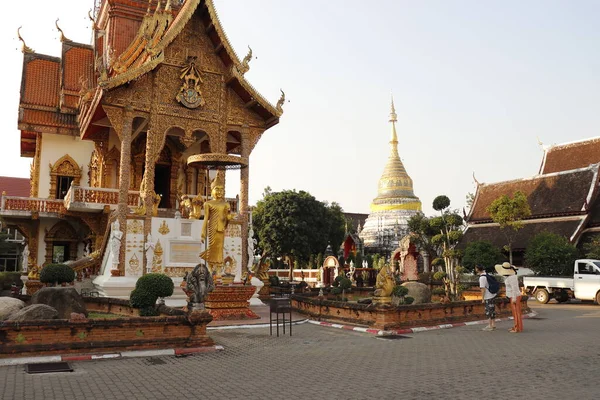 Thailand Chiang Mai City Buddhist Temple — Stock Photo, Image