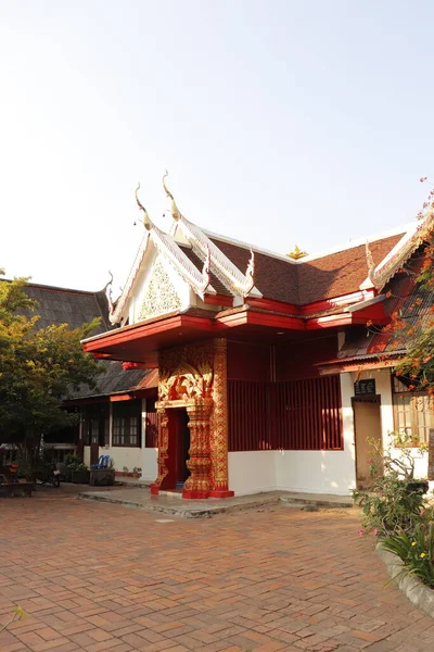 Thajsko Chiang Mai Budhistický Chrám Města — Stock fotografie