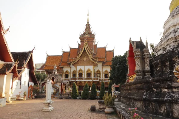 Thajsko Chiang Mai Budhistický Chrám Města — Stock fotografie