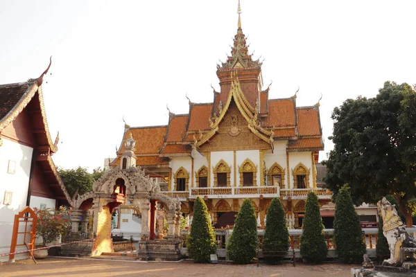 Tayland Chiang Mai Bir Budist Tapınağı — Stok fotoğraf