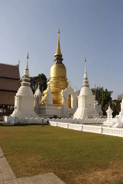 Thaïlande Chiang Mai Temple Bouddhiste Ville — Photo