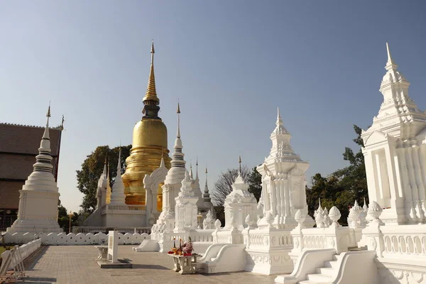 Thaïlande Chiang Mai Temple Bouddhiste Ville — Photo