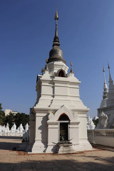 Thailandia Chiang Mai Tempio Buddista Città — Foto Stock