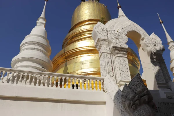 Thaïlande Chiang Mai Temple Bouddhiste Ville — Photo