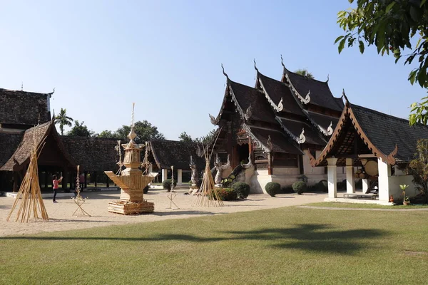 Таиланд Чиангмай Городской Буддийский Храм — стоковое фото