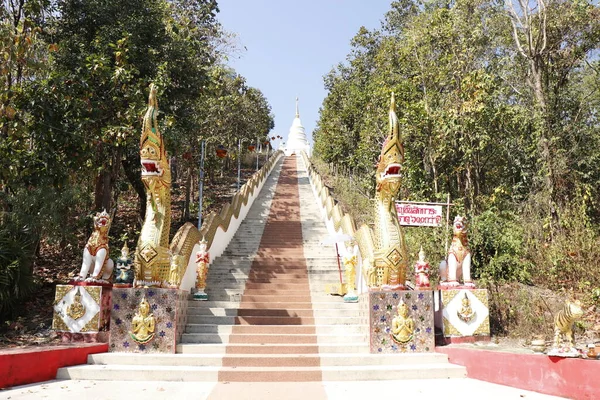 Thaiföld Chiang Mai Vagyok Egy Városi Buddhista Templom — Stock Fotó