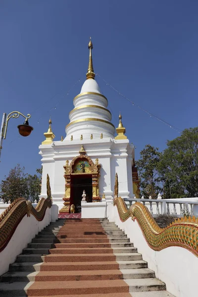 Ταϊλάνδη Τσιάνγκ Μάι Ένας Βουδιστικός Ναός Της Πόλης — Φωτογραφία Αρχείου