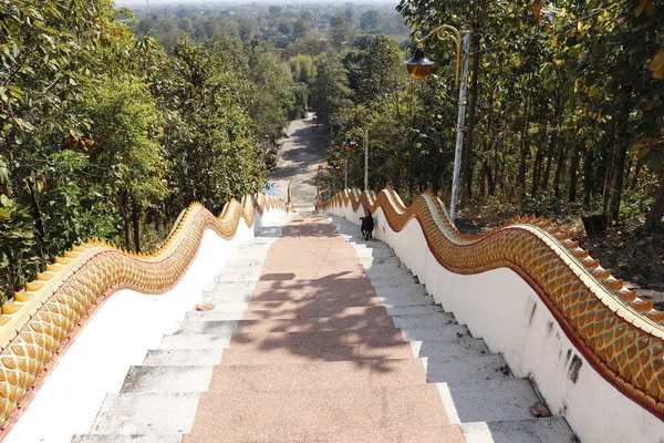 Tailândia Chiang Mai Uma Vista Templo Budista Cidade — Fotografia de Stock