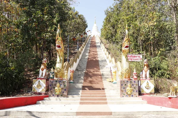 Tailândia Chiang Mai Uma Vista Templo Budista Cidade — Fotografia de Stock