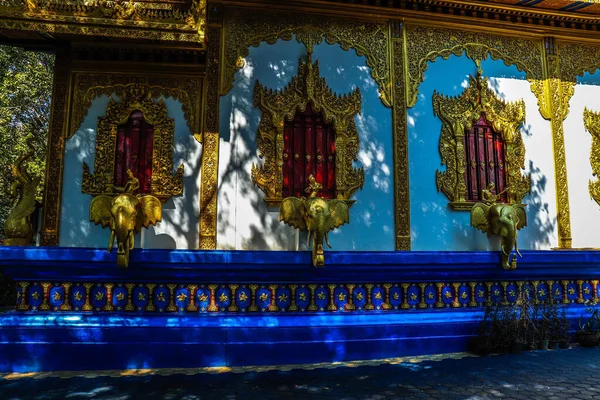 Thailandia Chiang Mai Una Vista Del Tempio Buddista Della Città — Foto Stock