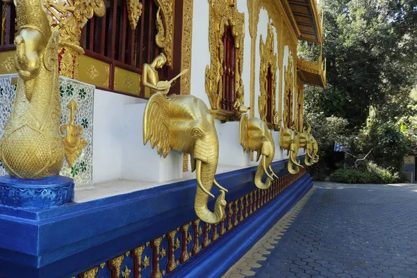 Tailandia Chiang Mai Una Vista Del Templo Budista Ciudad — Foto de Stock